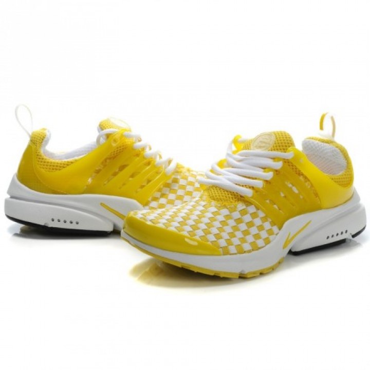 Кроссовки Nike presto, желтый с белым